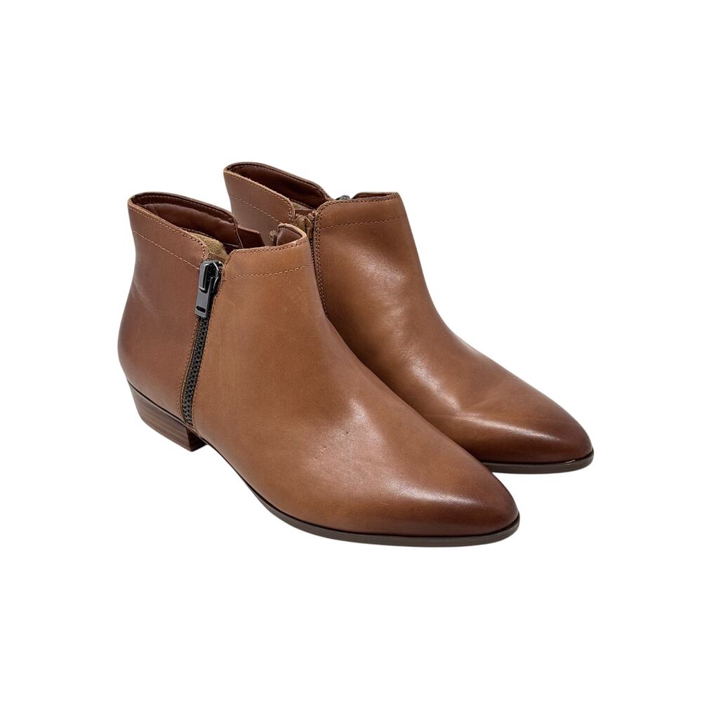 Naturalizer Women's Brown Blair Ankle Zip Up Bootie 7.5W